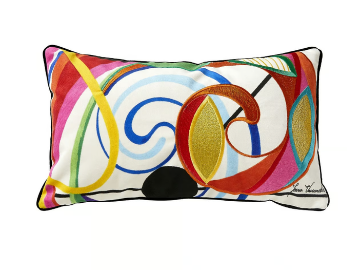 SINAPSE TANGERINA - Rectangular velvet cushion _ Roche Bobois